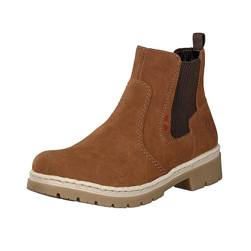 Damske Cizmy Rieker Y9454-22, Hnede
